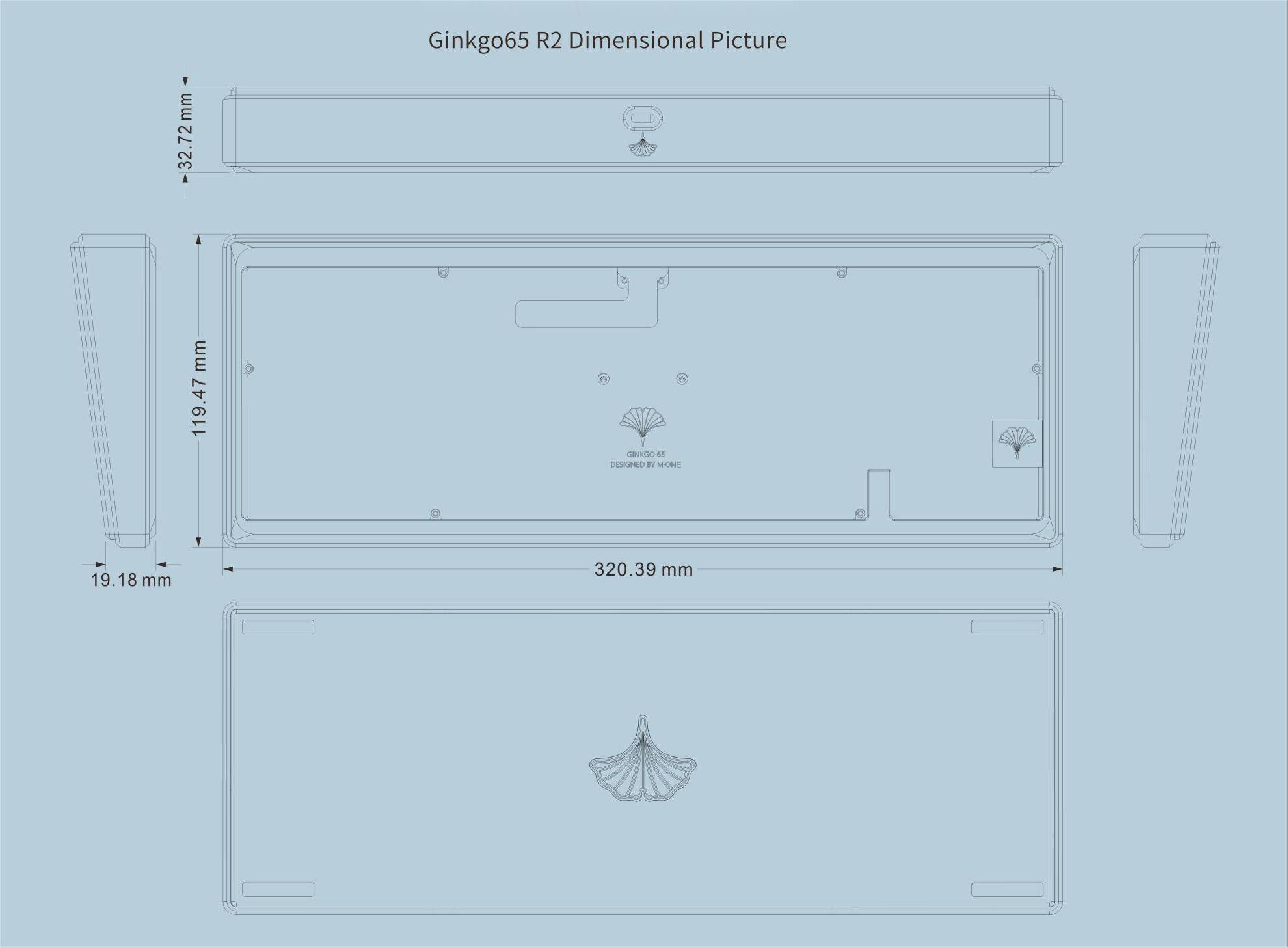 Limited Stock] Ginkgo65 Pro Keyboard Kit By M•ONE Studio – Wuque